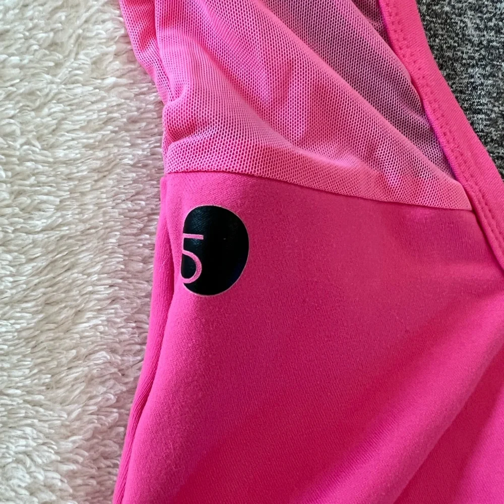 Kids Dance Leotard in Bright Pink